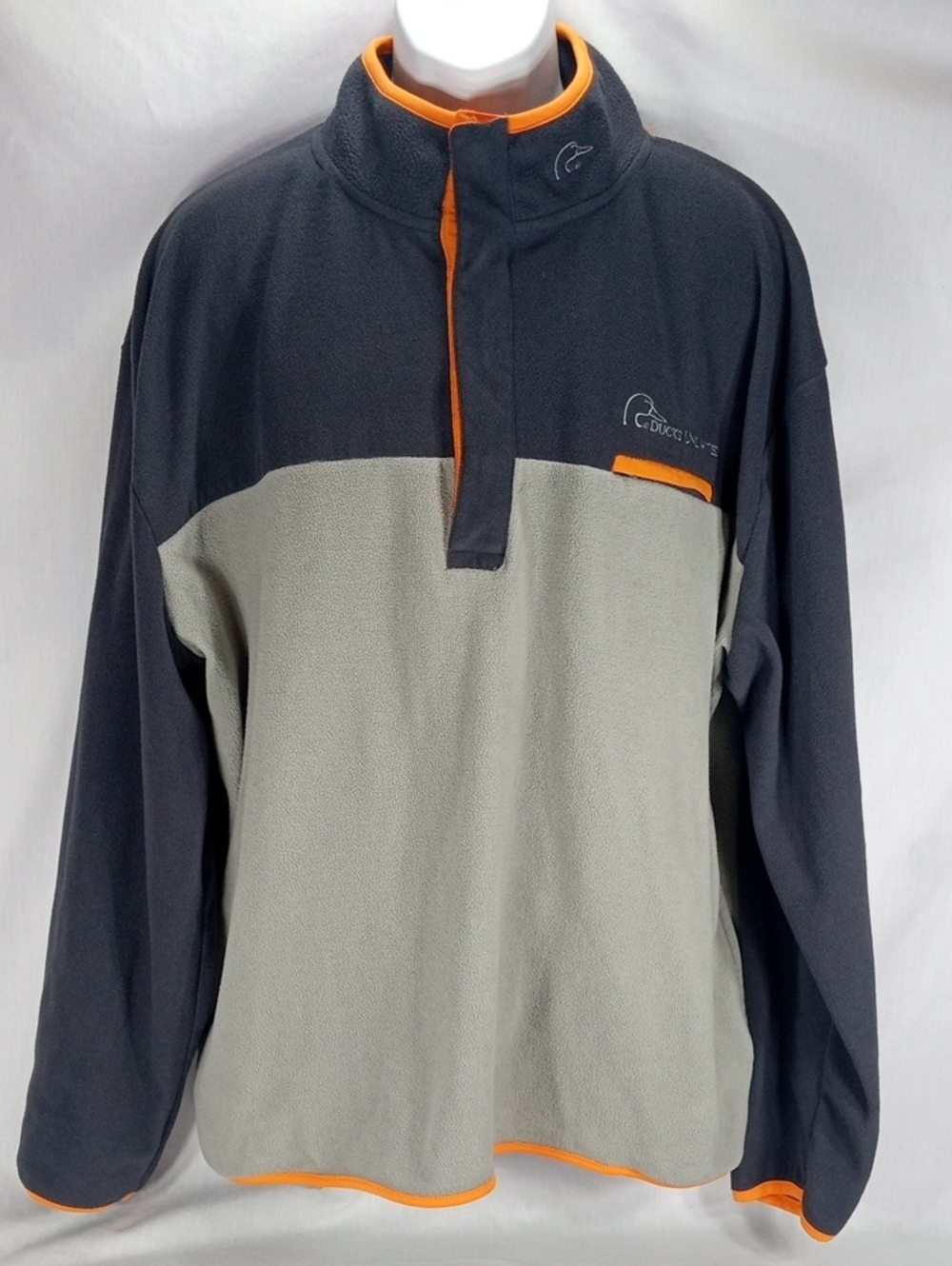 Ducks Unlimited Men's Two-Tone Lightweight Fleece Shirt Jacket XXL
